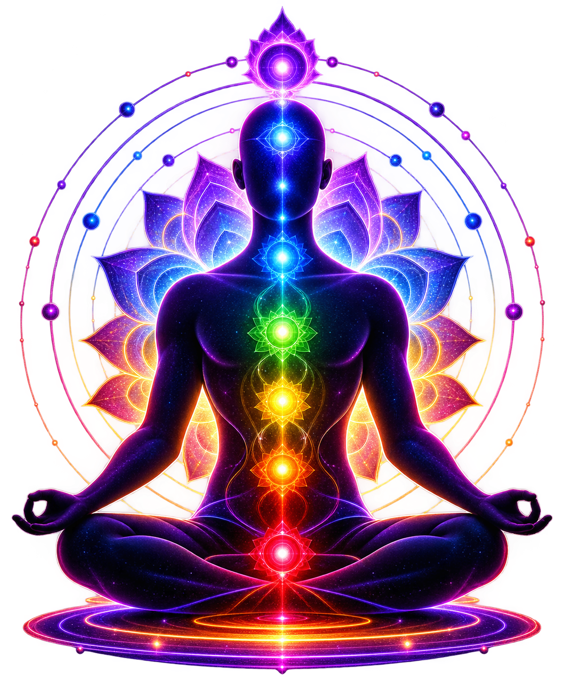 Aura reading energy visualization