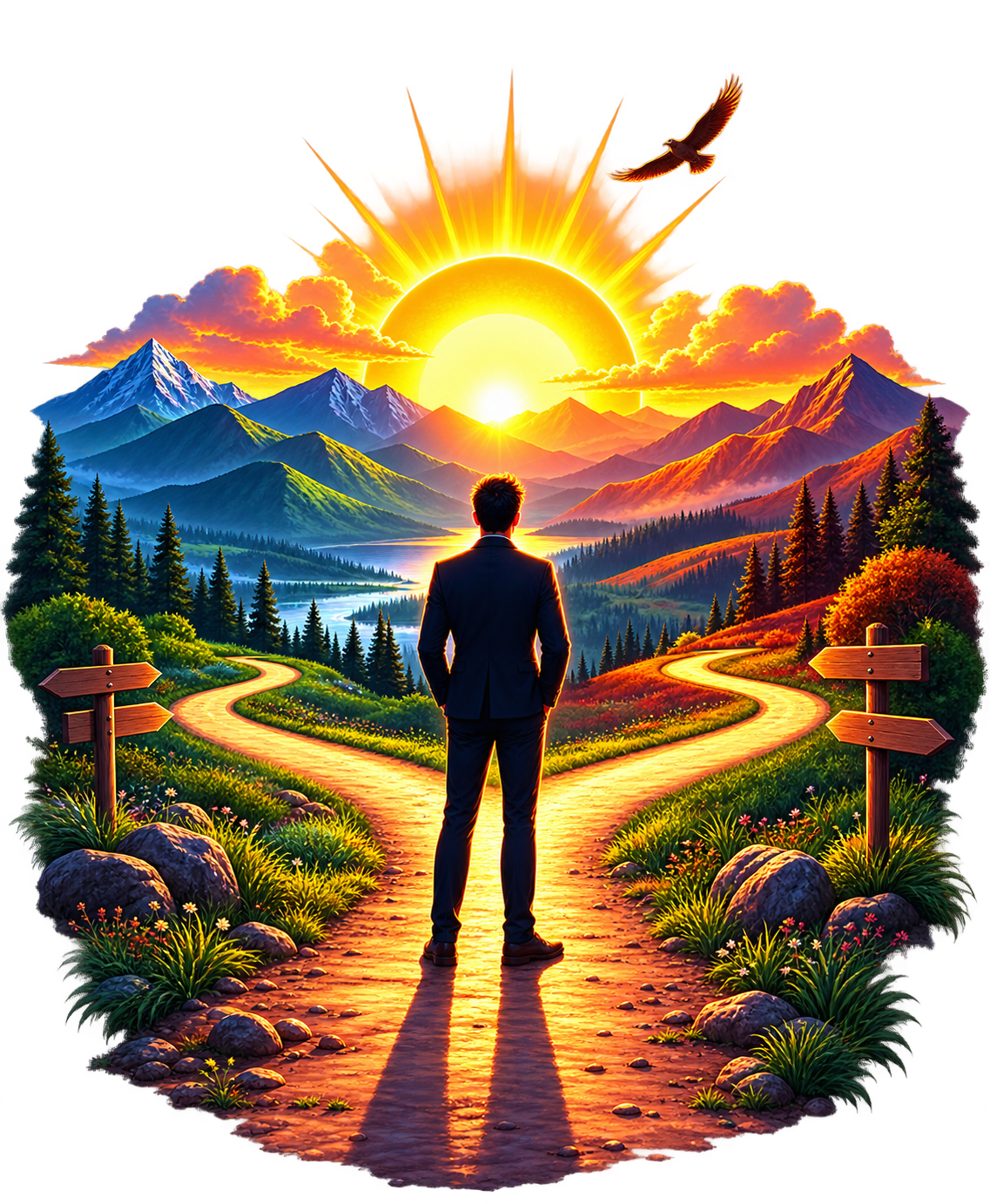 Life guidance and decision clarity visualization