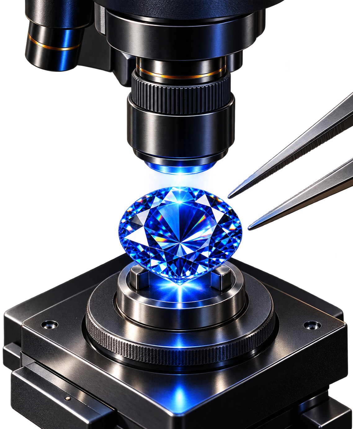 Gemstone testing laboratory equipment